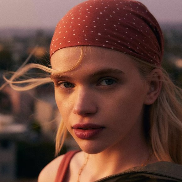 [NWT] Madewell Organic Cotton Bandana in Fringed Red - Picture 3 of 3